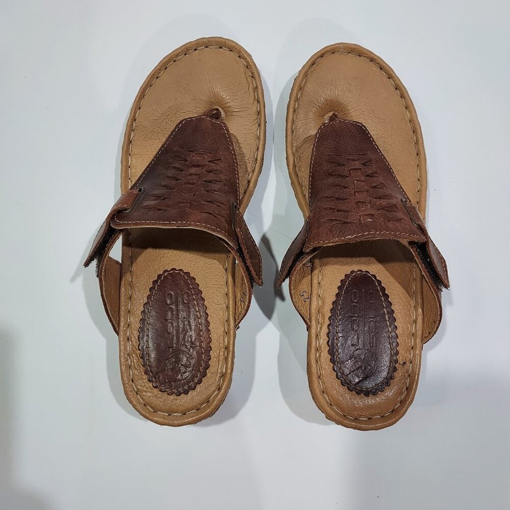 Lobo Solo Comfort Leather Sandals 25 US approx 7-8 Beachcore - Picture 7 of 9